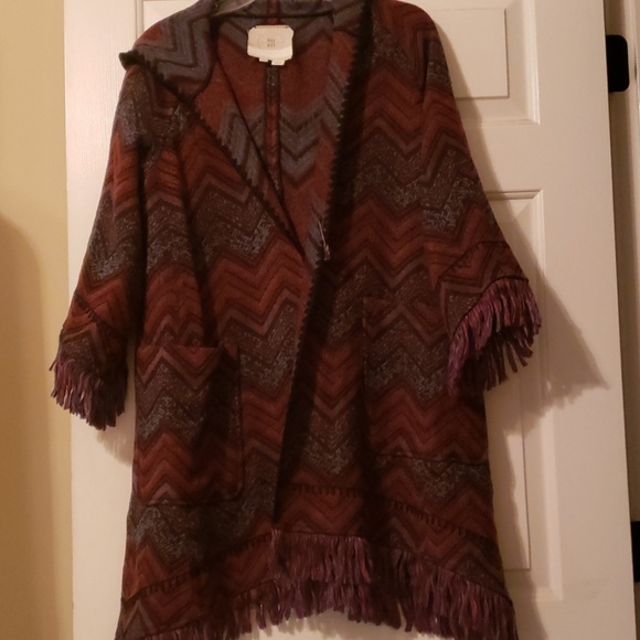 Anthropologie Hei Hei Messila Fringe Coat - Picture 4 of 9